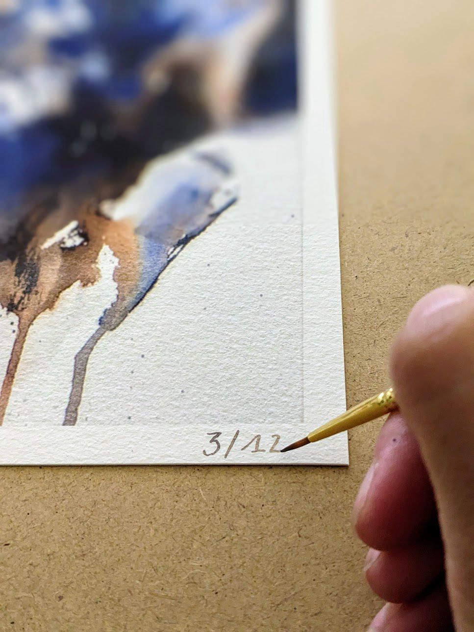 Hand-numbered limited edition fine art print