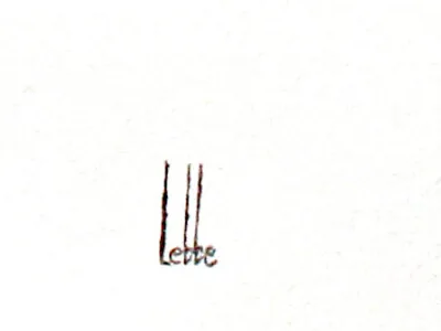 Marjo Lebbe's signature at the lower right of the sheet