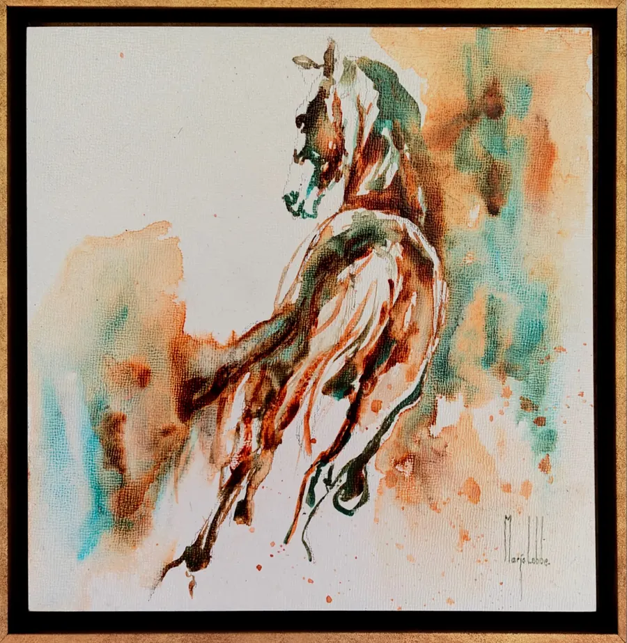 Out of his sight, 20 × 20 cm