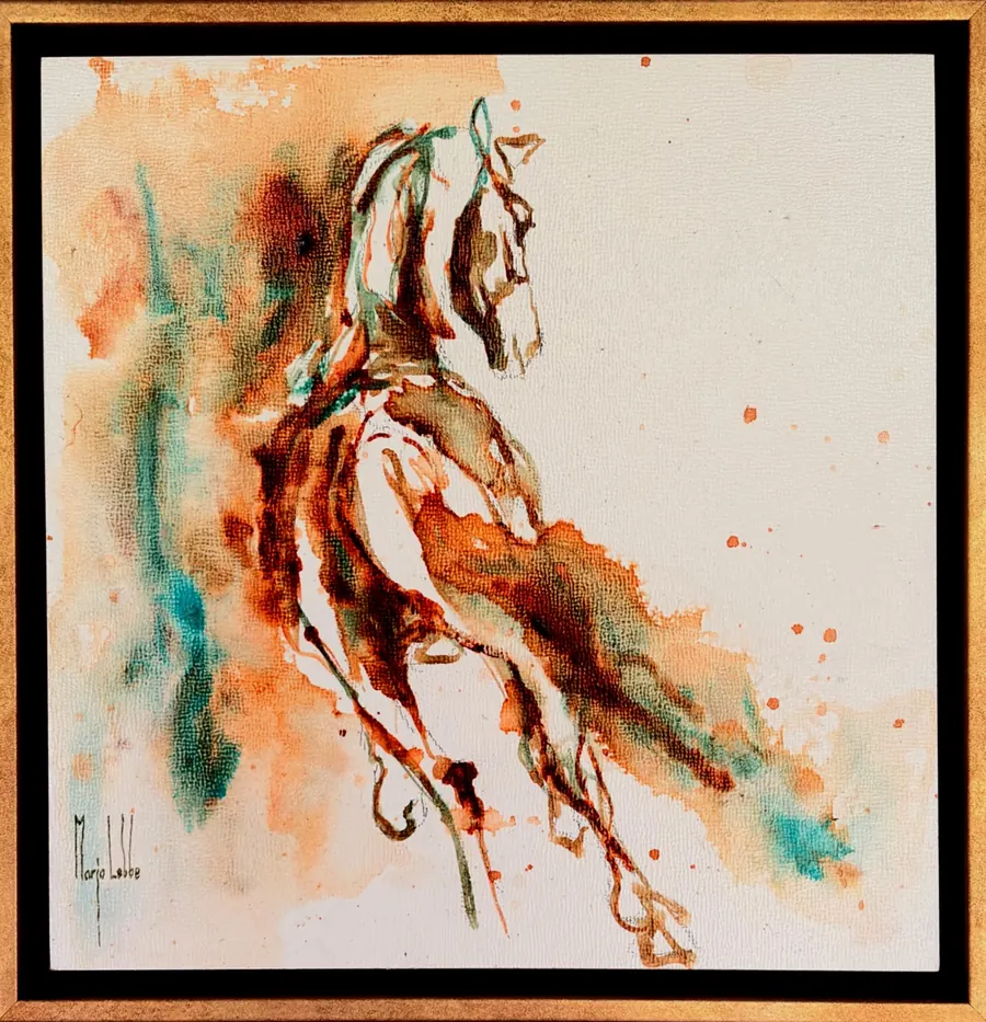 Out of his sight, 20 × 20 cm
