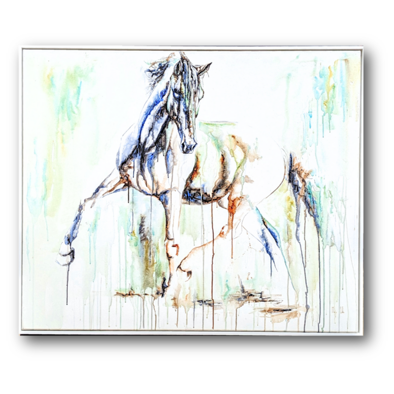 Elusive horse painting
