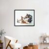 fine art print mother and foal in room