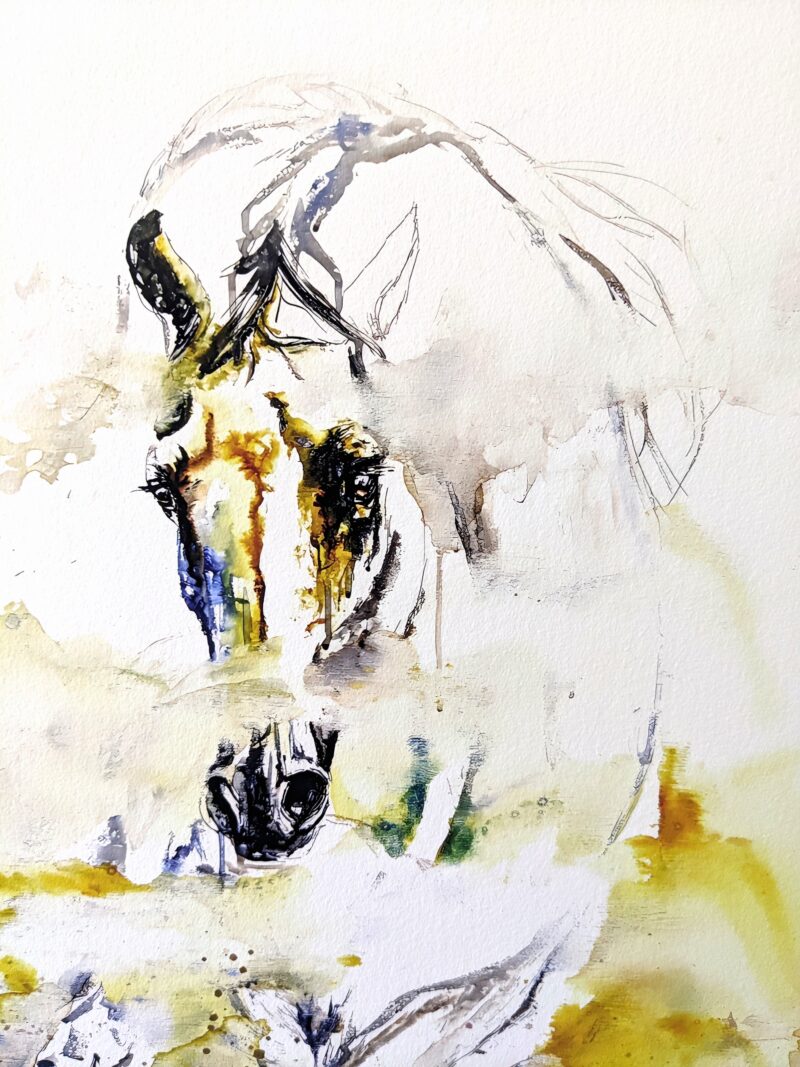 Fine art watercolour paper print 'Snow'