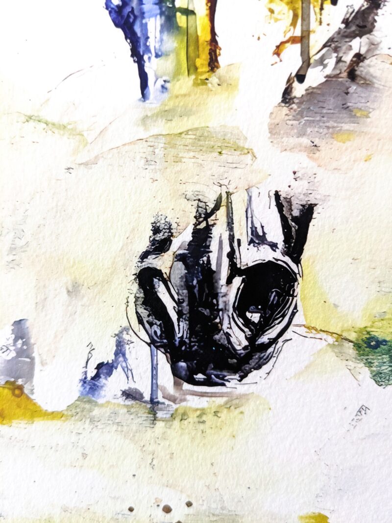 Fine art watercolour paper print 'Snow'