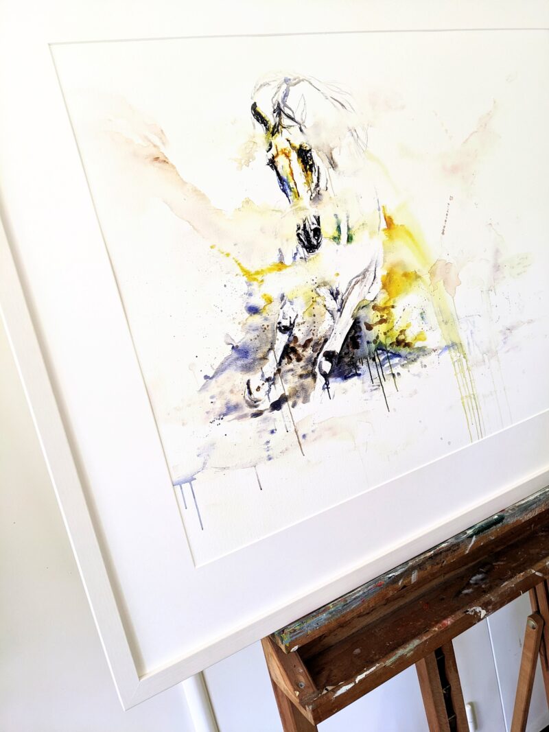 Fine art watercolour paper print 'Snow'