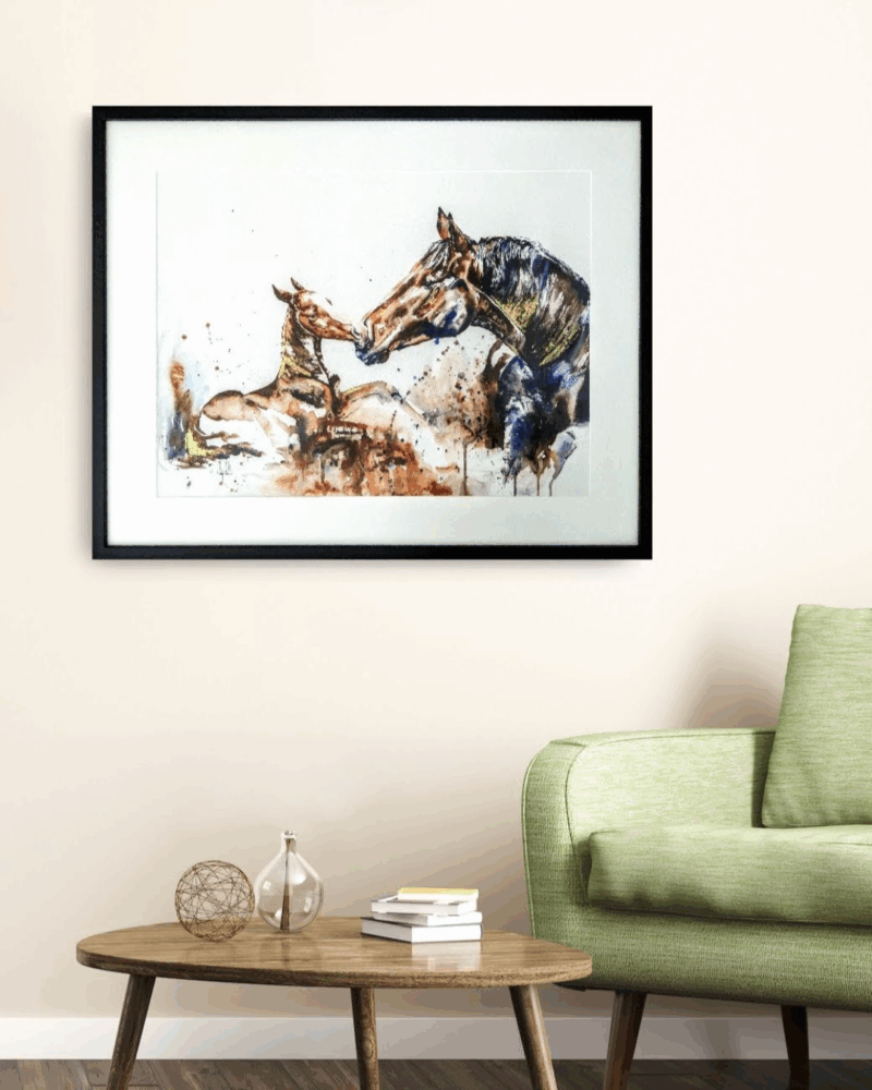 -20% (Instagram-bericht (45)) Fine art print 'Mother and foal'