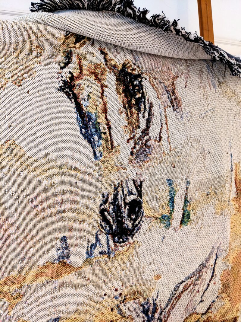 PXL_20251028_110945394 Woven Tapestry 'Snow' FRAMED