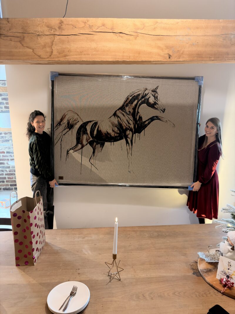 Woven Tapestry 'Zaki al-Shamikh' FRAMED