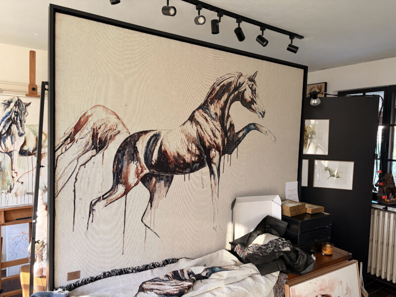 Woven Tapestry 'Zaki al-Shamikh' FRAMED