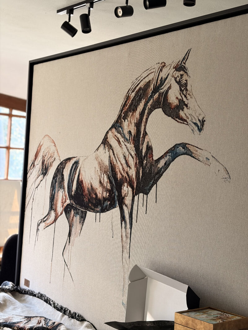 Woven Tapestry 'Zaki al-Shamikh' FRAMED