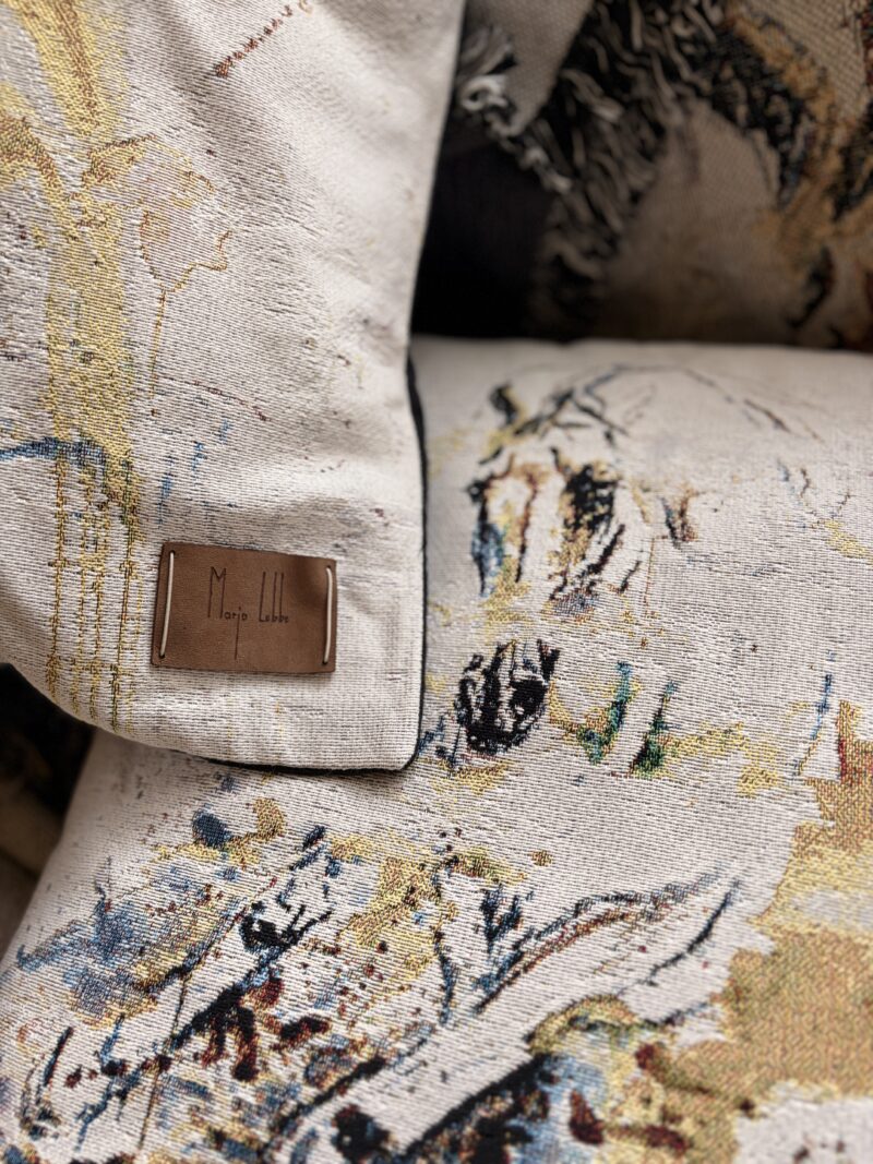 Woven pillow cover 'Snow'