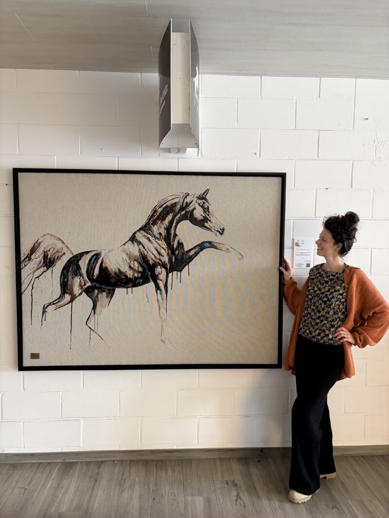 Woven Tapestry 'Zaki al-Shamikh' FRAMED